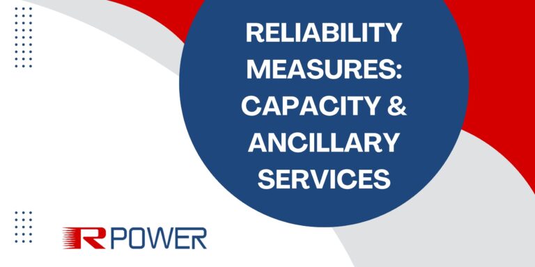 Reliability Measures: Capacity and Ancillary Services